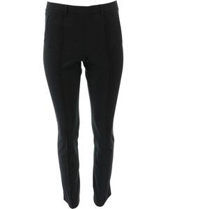 NWT LANDS' END‎ UNIFORM GIRL'S PONTE PANTS CLASSIC NAVY 8